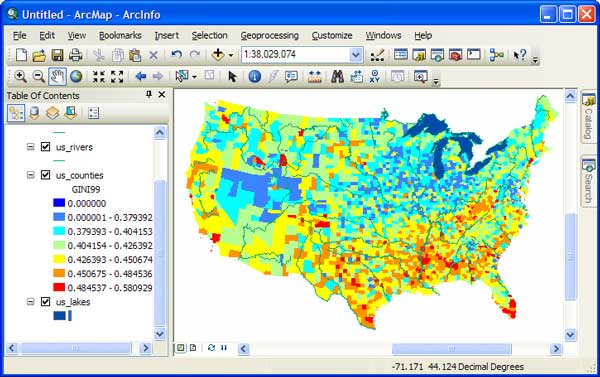 ArcMap View