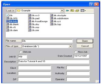 پنجره ایجاد پروژه در نرم افزار SDRMAP V 8.xx